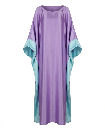 Liberated Loose Color Block Kaftan