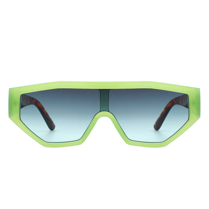 Geometric Futuristic Fashion Sunglasses