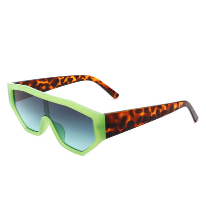 Geometric Futuristic Fashion Sunglasses