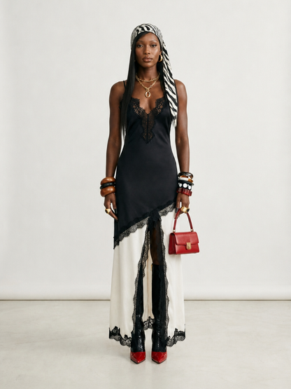Worthy Lace Slip Maxi Dress