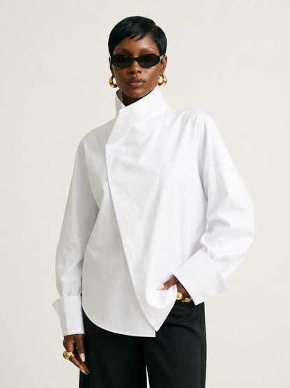 Daring Oversized Patchwork Shirt