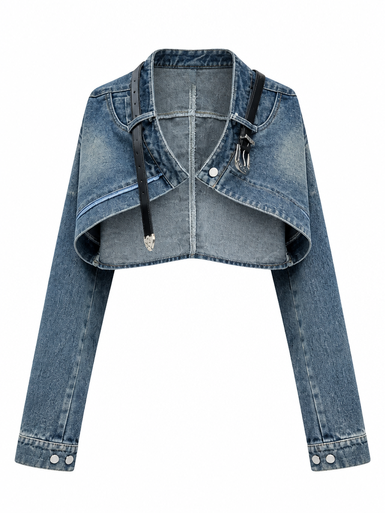 Unstoppable Cropped Denim Jacket