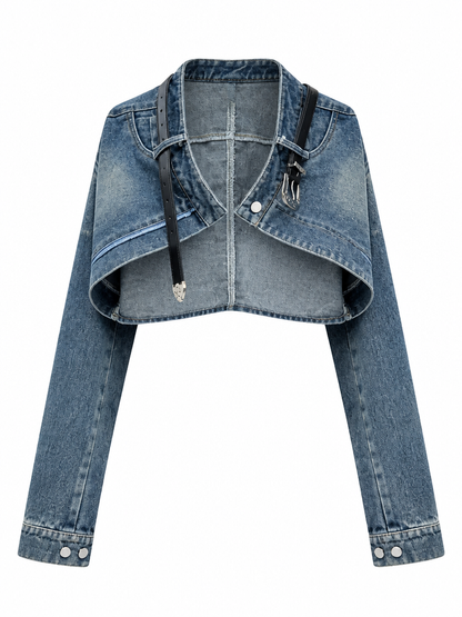 Unstoppable Cropped Denim Jacket