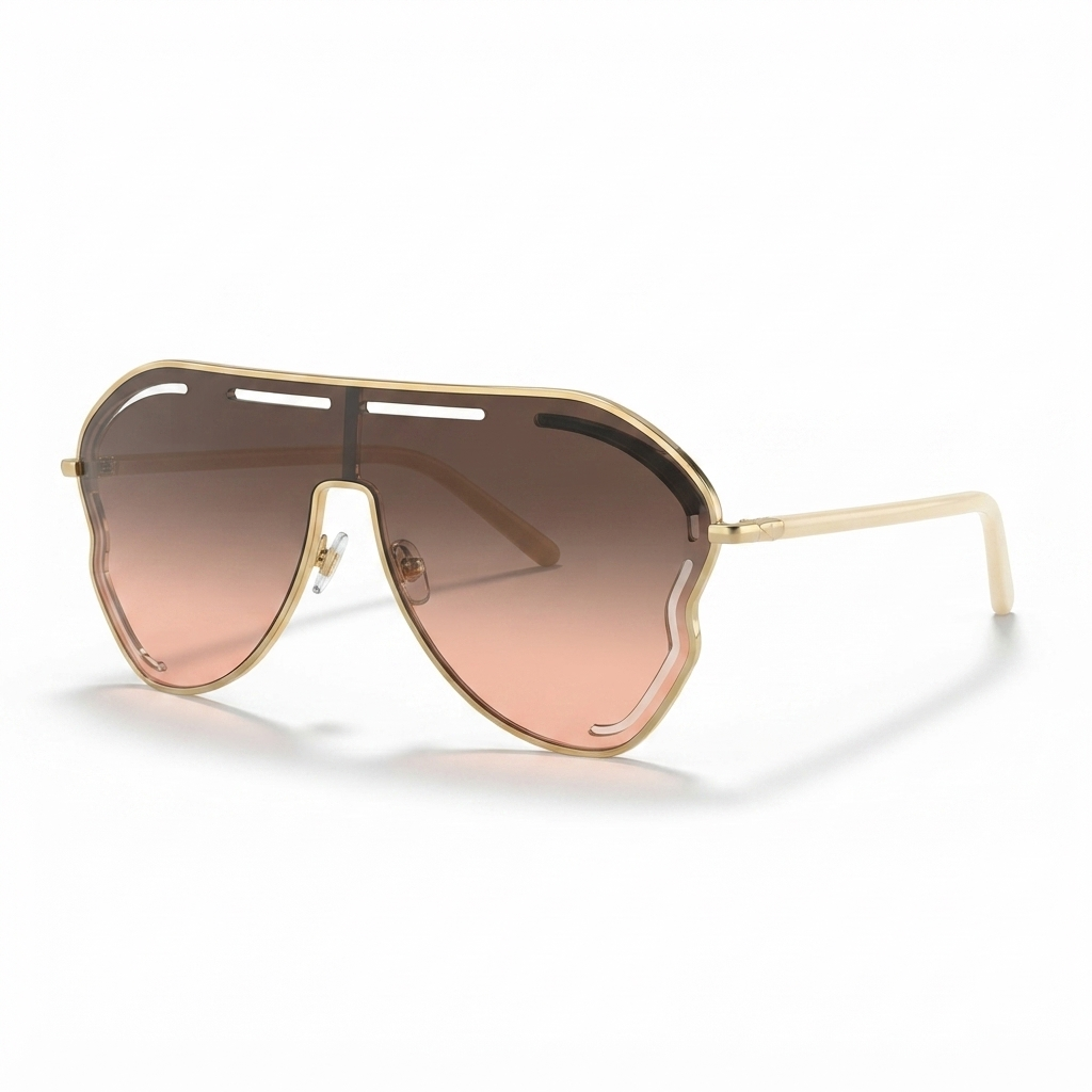 Daring Alloy Oversized Sunglasses