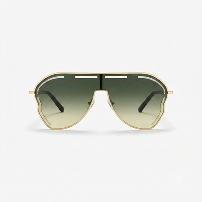 Daring Alloy Oversized Sunglasses