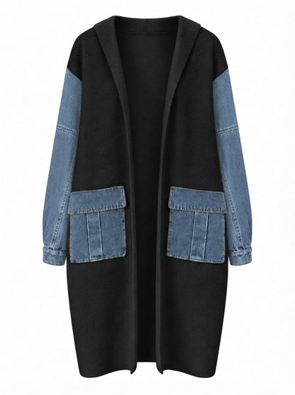 Adventurous Knit Denim Cardigan