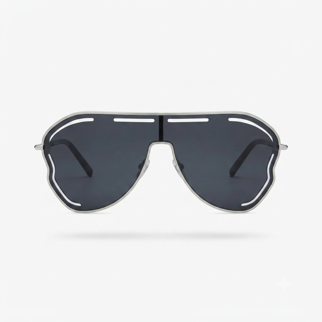 Daring Alloy Oversized Sunglasses