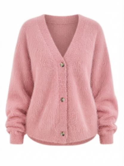 Grounded Knitted Oversized Cardigan