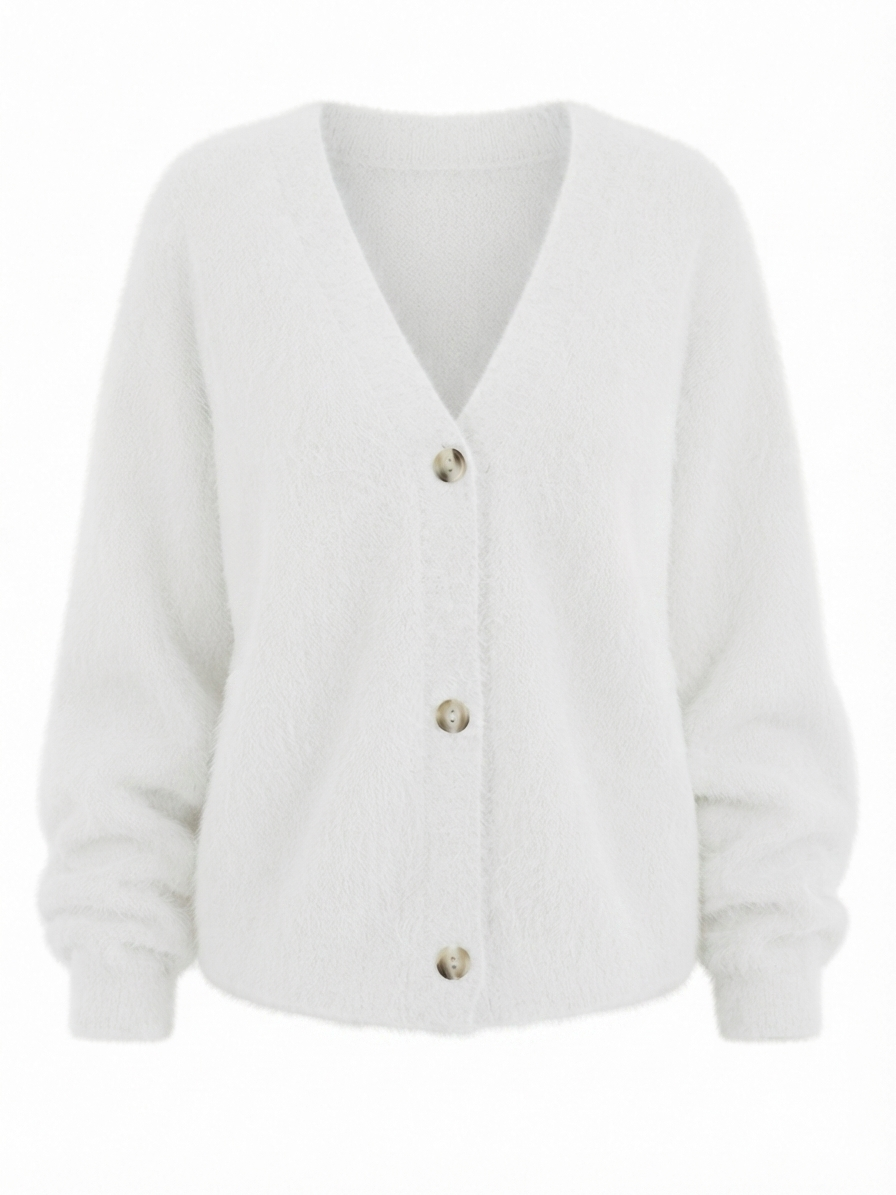 Grounded Knitted Oversized Cardigan