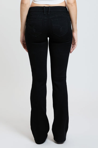 Women's Luxe Mid Rise WannaBettaButt Bootcut Jeans