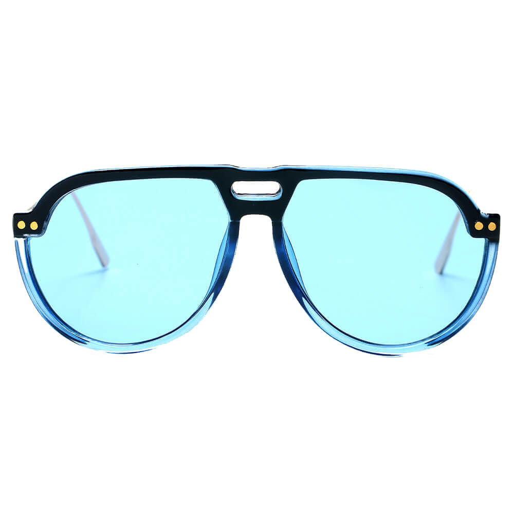 Modern Round Carrera Style Aviator Fashion Sunglasses