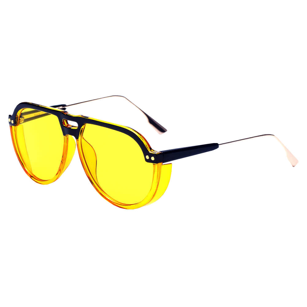 Modern Round Carrera Style Aviator Fashion Sunglasses