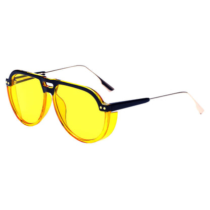 Modern Round Carrera Style Aviator Fashion Sunglasses