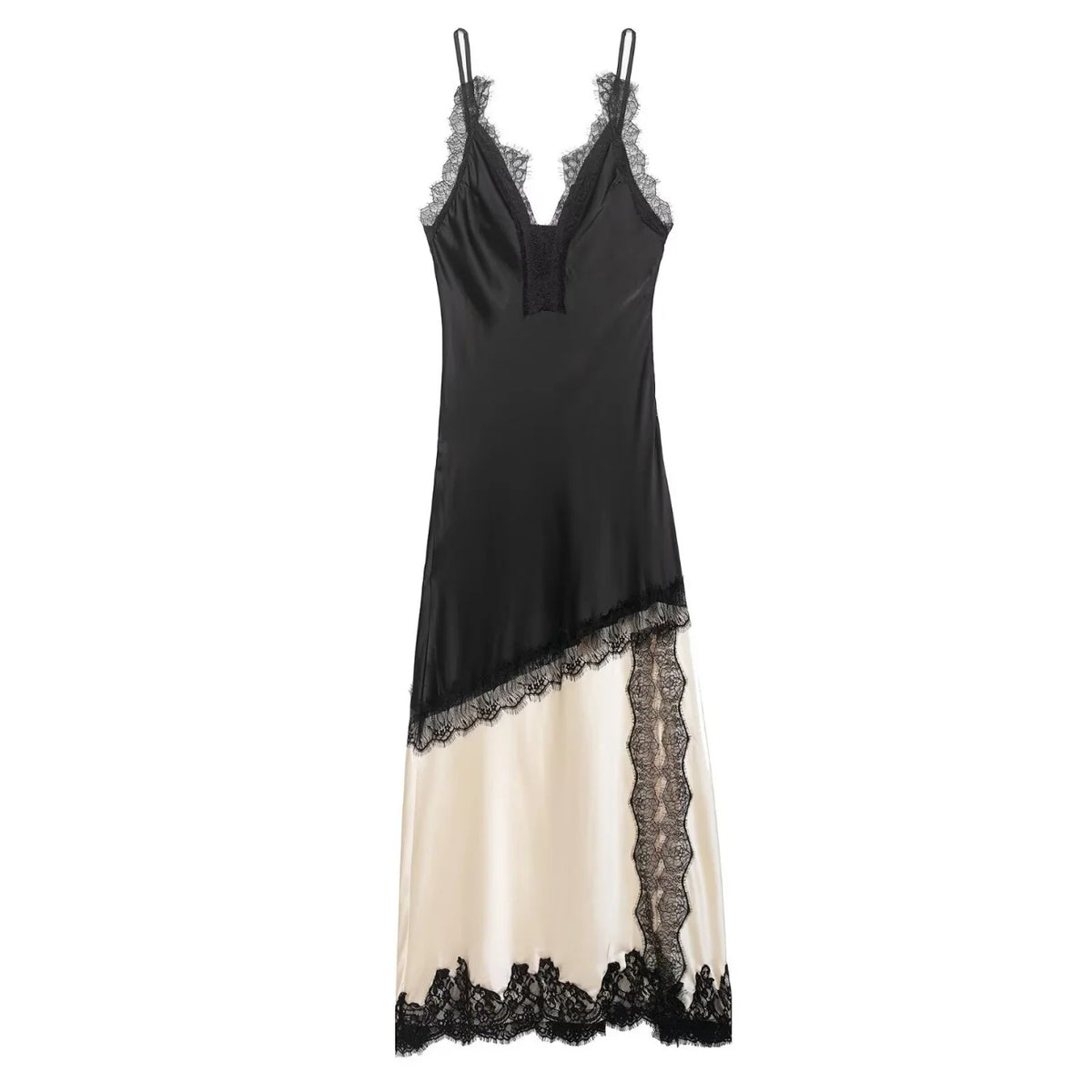 Worthy Lace Slip Maxi Dress