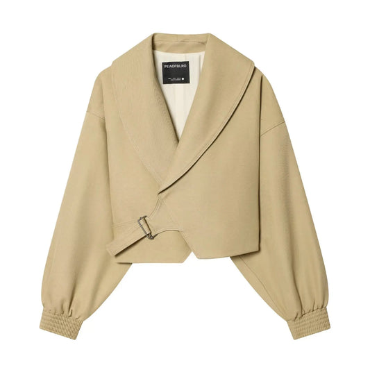 Confident Batwing Cropped Jacket