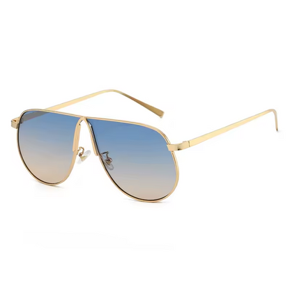 Metal Pilot Aviator Sunglasses